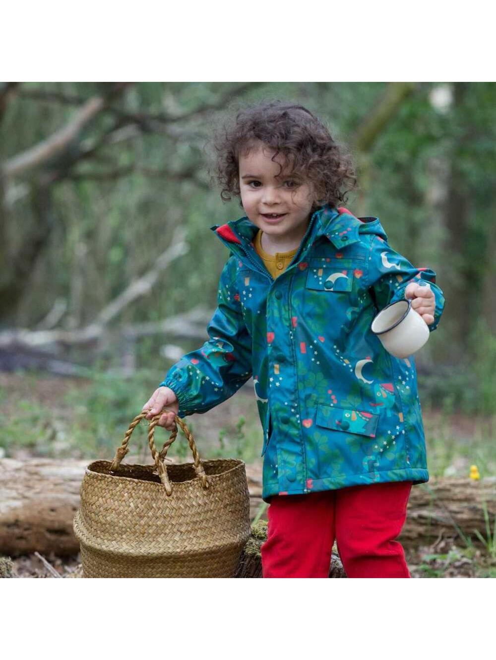 LGR Midnight Jungle Waterproof RECYCLED Raincoat 4-5 yrs